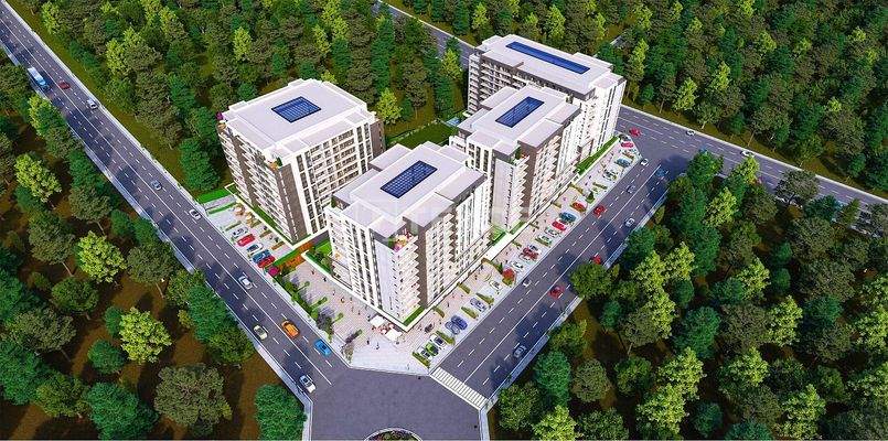 Stylish-Design Real Estate in a Complex in Bursa Nilüfer