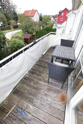 Balkon zu den Kinderzimmern