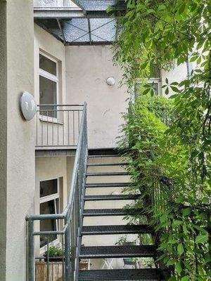 Zugang Balkon/Wohnung