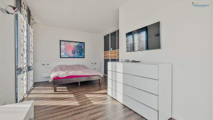 Schlafzimmer vom 2. Freisitz gesehen