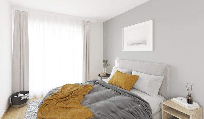 Ein komfortables Schlafzimmer