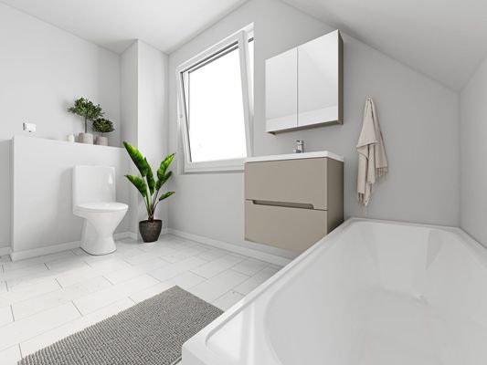 Badezimmer - Digital Staging
