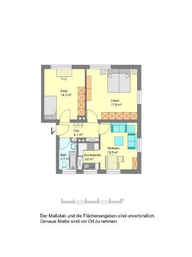 3-Zimmer-Wohnung in Detmold Stadtmitte