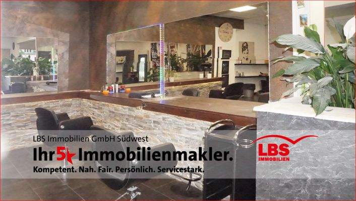 Friseurgeschäft linker Teil