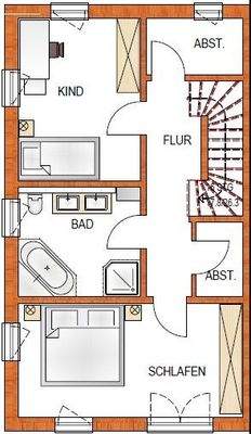 Grundriss Obergeschoss