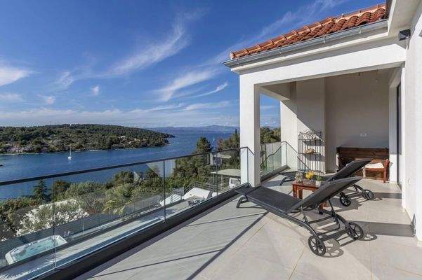 Dachterrasse mit Meerblick