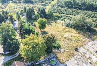 Luftbild vom Grundstück