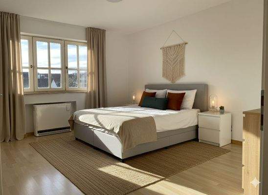 Einrichtungsbeispiel Schlafzimmer