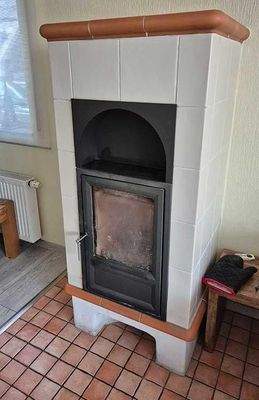 Kaminofen im Wohnzimmer