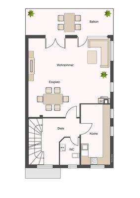 Grundriss Obergeschoss