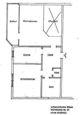 Grundriss Wohnung