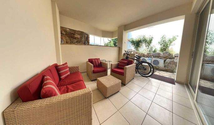 Kreta - Maisonette in einem Strandkomplex in Pirgos Psilonerou bei Chania