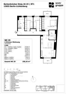 Verkaufsgrundriss WE 29-1