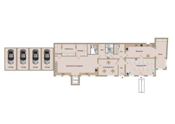 Grundriss EG Gewerbe