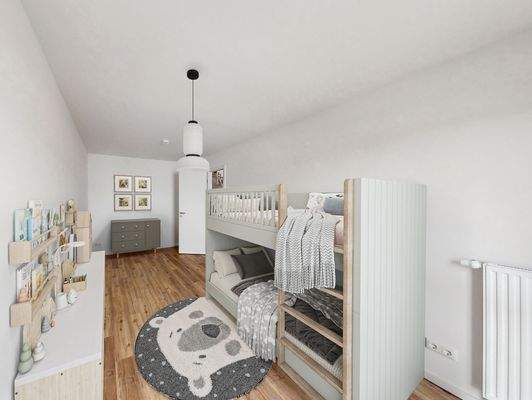 Digitales Staging Kinderzimmer