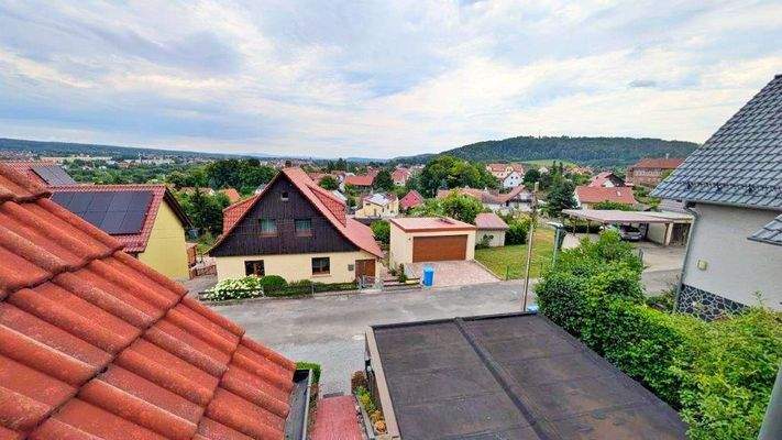 Ausblick vom Obergeschoss