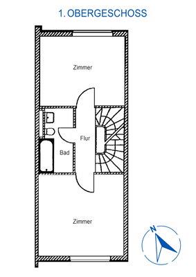 Grundriss 1. Obergeschoss