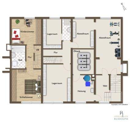 schematischer Grundriss UG