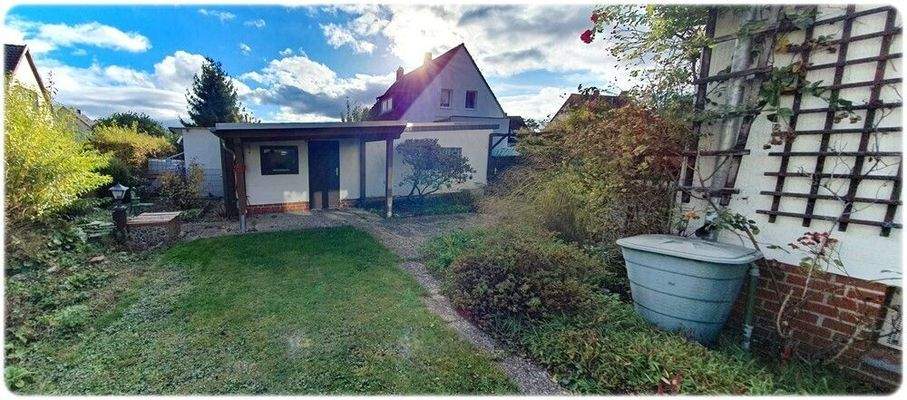 Garage mit Werkstatt