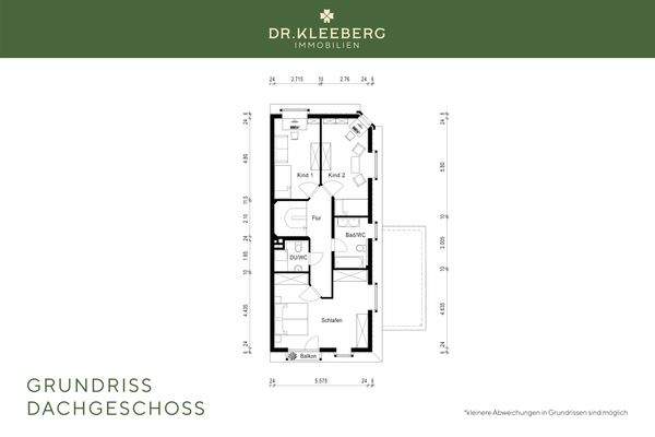 Grundriss Dachgeschoss