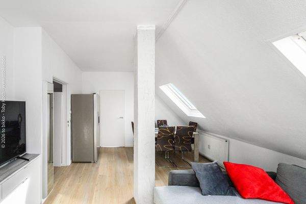 Vorderhaus - Wohnung DG Wohnzimmer