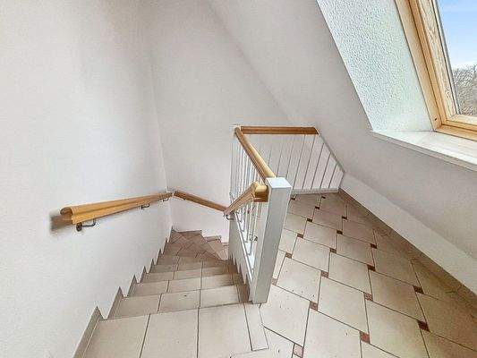 Zugang zum Obergeschoss