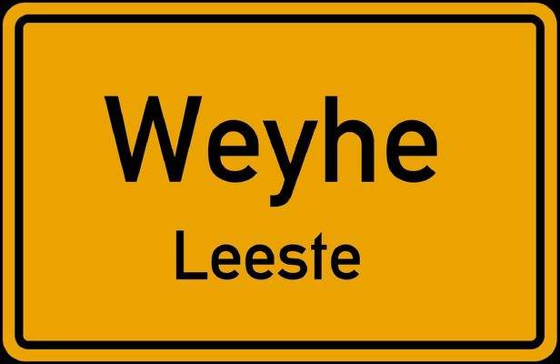 Ortsschild Wey Leeste