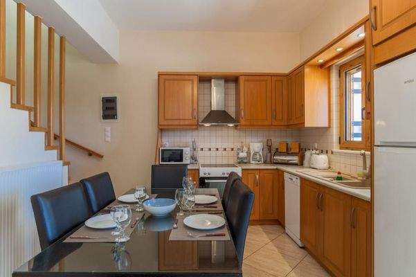 Kreta, Gavalochori: Zwei Villen und ein Studio mit einzigartigem Panoramablick auf das Meer zu verkaufen