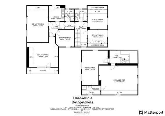 Grundriss Dachgeschoss