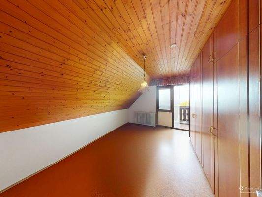 Schlafzimmer 1 mit Blick auf die Vogesen