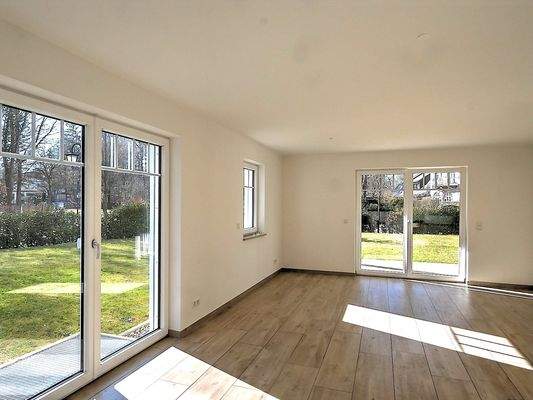 Helles Wohnen und Essen