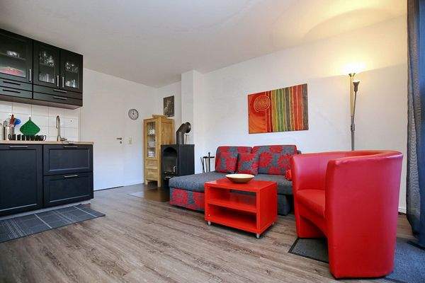 Wohnbereich mit Küche