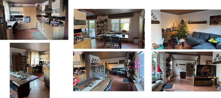 EG - Küche, Essen u. Wohnen