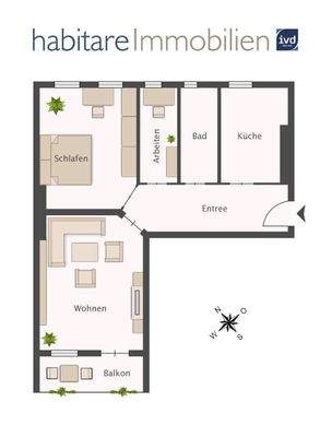 Attraktiver Grundriss