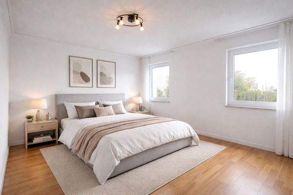 Schlafzimmer (Beispiel mit KI generiert)