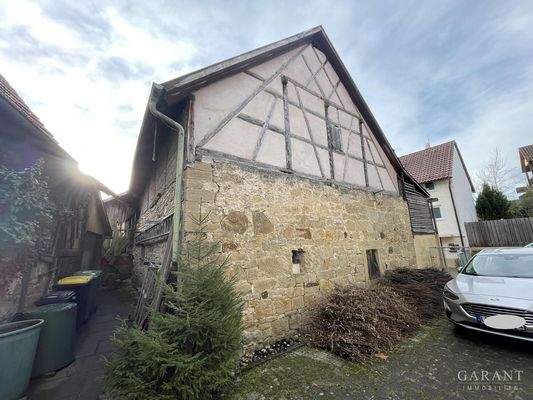 Ansicht hinten Scheune