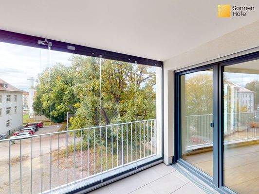 Loggia (Musterwohnung)