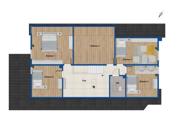 Grundriss - Dachgeschoss