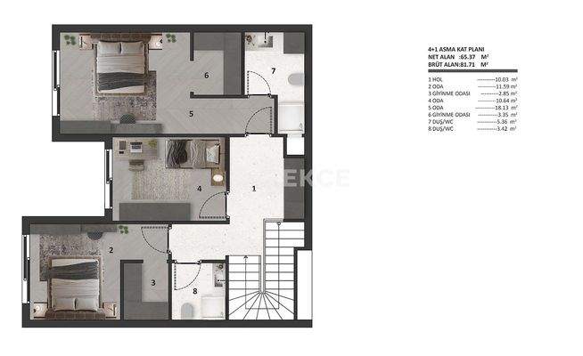 Apartments with Quality Features in Antalya Altıntaş