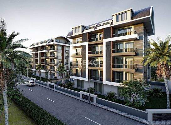 Flats in a Complex with Social Amenities in Alanya