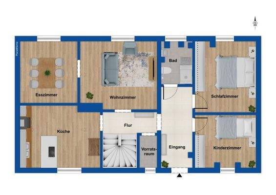 Grundriss Erdgeschoss