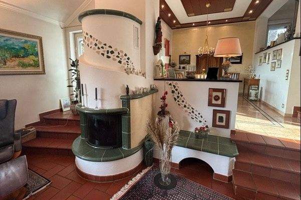 Kaminofen im  Wohn-/Essbereich