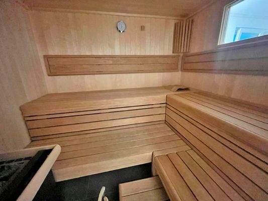Sauna im Untergeschoss
