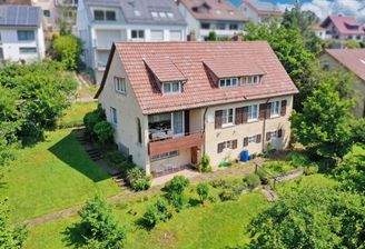 Hausansicht aus der Vogelperspektive