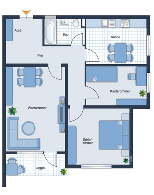 Grundriss Erdgeschoss