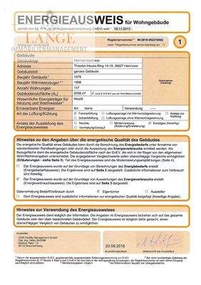 Energieausweis THR-0001