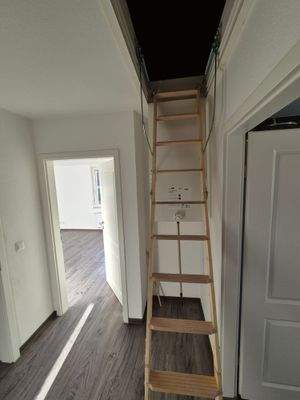 Treppe zum Dachboden
