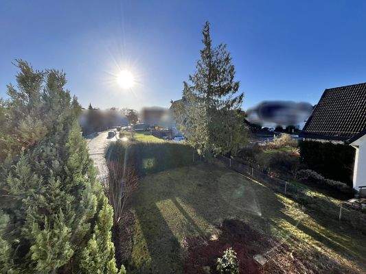 Blick in den Vorgarten