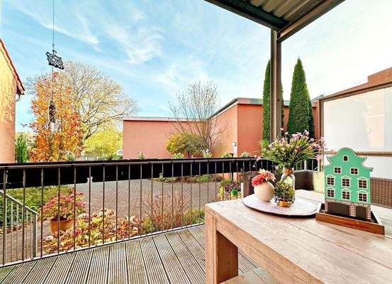 Terrasse im Erdgeschoss