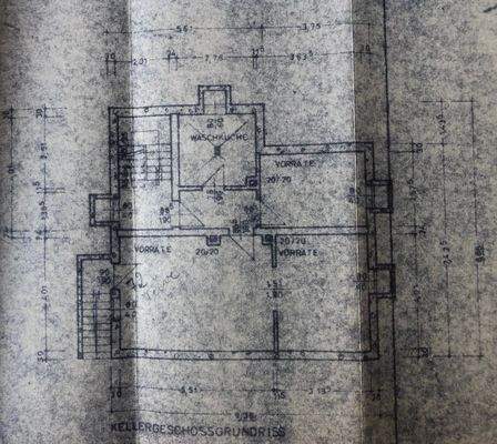 Grundriss Kellergeschoß